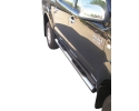 PASSOS EM TUBO DE AÇO INOXIDÁVEL Ø76MM, COM PASSOS PARA TOYOTA HILUX VIGO 2005-2016 (CABINA DUPLA)