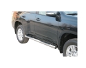 ESTRIBOS EN TUBO INOX Ø76MM, CON PISANTES PARA TOYOTA LANDCRUISER J150 2009- (5 PUERTAS)