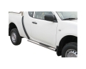 PASSOS EM TUBO DE AÇO INOXIDÁVEL Ø76MM, COM PASSOS PARA MITSUBISHI L200 TRITON 2010-2015 (CABINE EXTRA)