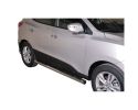 PASSOS EM TUBO DE AÇO INOXIDÁVEL Ø76MM, COM PASSOS PARA HYUNDAI IX-35 2010-2016