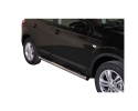 PASSOS EM TUBO DE AÇO INOXIDÁVEL Ø76MM, COM PASSOS PARA NISSAN QASHQAI 2010-2014