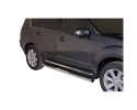 PASSOS EM TUBO DE AÇO INOXIDÁVEL Ø76MM, COM PASSOS PARA MITSUBISHI OUTLANDER 2010-2012