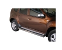 ESTRIBOS EN TUBO INOX Ø76MM, CON PISANTES PARA DACIA DUSTER 2010-2017