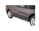 PASSOS EM TUBO DE AÇO INOXIDÁVEL Ø76MM, COM PASSOS PARA HYUNDAI SANTA FE 2010-2012