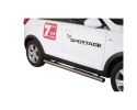 PASSOS EM TUBO DE AÇO INOXIDÁVEL Ø76MM, COM PASSOS PARA KIA SPORTAGE 2010-2015