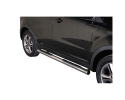 ESTRIBOS EN TUBO INOX Ø76MM, CON PISANTES PARA KGM-SSANGYONG KORANDO 2010-