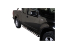 PASSOS EM TUBO DE AÇO INOXIDÁVEL Ø76MM, COM PASSOS PARA NISSAN NAVARA D40 2005-2015 (CABINE EXTRA)