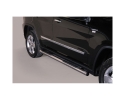 PASSOS EM TUBO DE AÇO INOXIDÁVEL Ø76MM, COM PASSOS PARA JEEP GRAND CHEROKEE 2010- (SÓ 2010-2015)