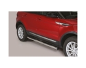 ESTRIBOS EN TUBO INOX Ø76MM, CON PISANTES PARA LAND-ROVER RANGE ROVER EVOQUE 2011-2019