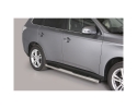 PASSOS EM TUBO DE AÇO INOXIDÁVEL Ø76MM, COM PASSOS (MODELO HÍBRIDO) PARA MITSUBISHI OUTLANDER 2015-
