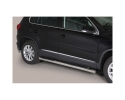 PASSOS EM TUBO DE AÇO INOXIDÁVEL Ø76MM, COM PASSOS PARA VOLKSWAGEN TIGUAN 2011-2016