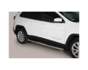 PASSOS EM TUBO DE AÇO INOXIDÁVEL Ø76MM, COM PASSOS PARA JEEP CHEROKEE 2014-