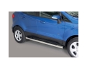 ESTRIBOS EN TUBO INOX Ø76MM, CON PISANTES PARA FORD ECOSPORT 2014-