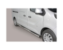 PASSOS EM TUBO DE AÇO INOXIDÁVEL Ø76MM, COM PASSOS (LWB) PARA OPEL VIVARO 2014-2019