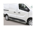 PASSOS EM TUBO DE AÇO INOXIDÁVEL Ø76MM, COM PASSOS (SWB) PARA OPEL VIVARO 2014-2019