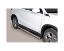PASSOS EM TUBO DE AÇO INOXIDÁVEL Ø76MM, COM PASSOS PARA SUZUKI VITARA 2015- (SOMENTE 2015-2019)