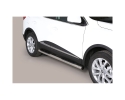 PASSOS EM TUBO DE AÇO INOXIDÁVEL Ø76MM, COM PASSOS PARA RENAULT KADJAR 2015-