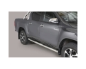 PASSOS EM TUBO DE AÇO INOXIDÁVEL Ø76MM, COM PASSOS PARA TOYOTA HILUX REVO 2016-