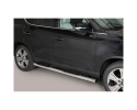 PASSOS EM TUBO DE AÇO INOXIDÁVEL Ø76MM, COM PASSOS PARA KGM-SSANGYONG REXTON 2018-