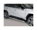 PASSOS EM TUBO DE AÇO INOXIDÁVEL Ø76MM, COM PASSOS PARA TOYOTA RAV4 2019-