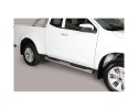 PASSOS EM TUBO DE AÇO INOXIDÁVEL Ø76MM, COM PASSOS (CABINE EXTRA) PARA ISUZU D-MAX 2020-