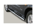 PASSOS EM TUBO DE AÇO INOXIDÁVEL, SEÇÃO OVAL, COM PASSOS PARA KGM-SSANGYONG KYRON 2005- (SOMENTE 2005-2007)