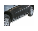PASSOS EM TUBO DE AÇO INOXIDÁVEL, SEÇÃO OVAL, COM PASSOS PARA MERCEDES-BENZ CLASSE M 2005-2012 (W164)