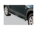 PASSOS EM TUBO DE AÇO INOX, SEÇÃO OVAL, COM PASSOS PARA CHEVROLET CAPTIVA 2006-2010