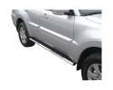 PASSOS EM TUBO DE AÇO INOXIDÁVEL, SEÇÃO OVAL, COM PASSOS PARA MITSUBISHI MONTERO V80 2007-2019 (5 PORTAS)