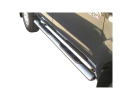 PASSOS EM TUBO DE AÇO INOXIDÁVEL, SEÇÃO OVAL, COM PASSOS PARA TOYOTA HILUX VIGO 2005-2016 (CABINA DUPLA)