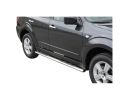 PASSOS EM TUBO DE AÇO INOXIDÁVEL, SEÇÃO OVAL, COM PASSOS PARA SUBARU FORESTER 2008-2012