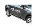 ESTRIBOS EN TUBO INOX, SECCIÓN OVAL, CON PISANTES PARA FORD KUGA 2008-2012