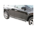 PASSOS EM TUBO DE AÇO INOXIDÁVEL, SEÇÃO OVAL, COM PASSOS PARA NISSAN MURANO 2008-2016