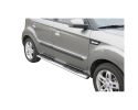 PASSOS EM TUBO DE AÇO INOXIDÁVEL, SEÇÃO OVAL, COM PASSOS PARA KIA SOUL 2009-2014