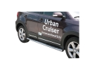 PASSOS EM TUBO DE AÇO INOXIDÁVEL, SEÇÃO OVAL, COM PASSOS PARA TOYOTA URBANCRUISER 2009-