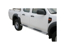 PASSOS EM TUBO DE AÇO INOXIDÁVEL, SEÇÃO OVAL, COM PASSOS PARA FORD RANGER 2006-2012 (SOMENTE 2009-2012; CABINE DUPLA)