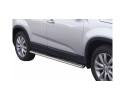 PASSOS EM TUBO DE AÇO INOXIDÁVEL, SEÇÃO OVAL, COM PASSOS PARA KIA SORENTO 2009-2014