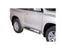 ESTRIBOS EN TUBO INOX, SECCIÓN OVAL, CON PISANTES PARA TOYOTA LANDCRUISER J150 2009- (3 PUERTAS)