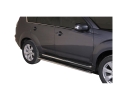 PASSOS EM TUBO DE AÇO INOXIDÁVEL, SEÇÃO OVAL, COM PASSOS PARA MITSUBISHI OUTLANDER 2010-2012