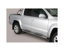 PASSOS EM TUBO DE AÇO INOXIDÁVEL, SEÇÃO OVAL, COM PASSOS PARA VOLKSWAGEN AMAROK 2010-2022