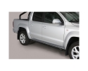 ESTRIBOS EN TUBO INOX, SECCIÓN OVAL, CON PISANTES PARA VOLKSWAGEN AMAROK 2010-2022