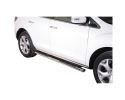 PASSOS EM TUBO DE AÇO INOXIDÁVEL, SEÇÃO OVAL, COM PASSOS PARA MAZDA CX-7 2007-