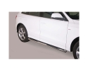 PASSOS EM TUBO DE AÇO INOXIDÁVEL, SEÇÃO OVAL, COM PASSOS PARA AUDI Q5 2008-2017