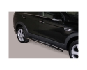 PASSOS EM TUBO DE AÇO INOX, SEÇÃO OVAL, COM PASSOS PARA CHEVROLET CAPTIVA 2011-