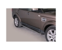 PASSOS EM TUBO DE AÇO INOXIDÁVEL, SEÇÃO OVAL, COM PASSOS PARA LAND-ROVER DISCOVERY III E IV 2004-2016 (SOMENTE DISCOVERY ...