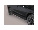 PASSOS EM TUBO DE AÇO INOXIDÁVEL, SEÇÃO OVAL, COM PASSOS PARA SUBARU XV 2012-2017