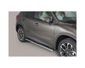 PASSOS EM TUBO DE AÇO INOXIDÁVEL, SEÇÃO OVAL, COM PASSOS PARA MAZDA CX-5 2012-2017