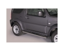 PASSOS EM TUBO DE AÇO INOXIDÁVEL, SEÇÃO OVAL, COM PASSOS PARA SUZUKI JIMNY 2003-2018 (SOMENTE 2003-2012)