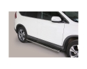 PASSOS EM TUBO DE AÇO INOXIDÁVEL, SEÇÃO OVAL, COM PASSOS PARA HONDA CR-V 2012-2016