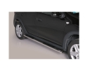 PASSOS EM TUBO DE AÇO INOXIDÁVEL, SEÇÃO OVAL, COM PASSOS PARA DACIA SANDERO STEPWAY 2013-2020